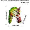 American Simulated Three-dimensional Horse Head Ornament Wall Hanging Decoration Living Room Entrance TV Background Wall Animal Crafts
