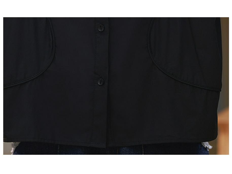 Dámská košile s dlouhým rukávem z čisté bavlny - 2024 Populární podzimní/jarní halenka