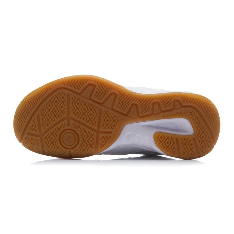 Li Ning Badminton Training Low-Top Running Shoes Kids Shoes White Black AYTR028-1
