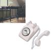 Retro Rotating Phone Old Fashioned Vintage Landline Phone with Mechanical   Speaker for Household   Hotel