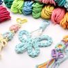 Core Cotton Monochrome Braided Rope Cotton Cord Thread String DIY Beading Bracelet Jewelry Making