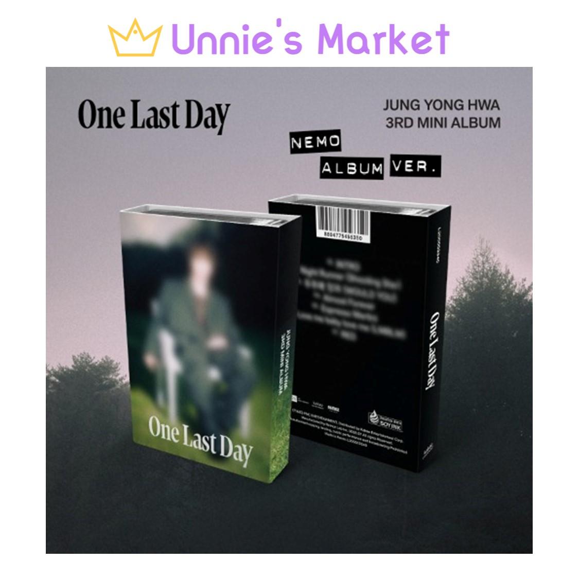 

[Pre-order] JUNG YONG HWA - One Last Day NEMO ALBUM * LIMITED EDITION / 3rd Mini Album Random ver.