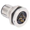 Waterproof Socket 4Pin Panel Back Mounting Waterproof Connector Electrical Supplies M12FP4