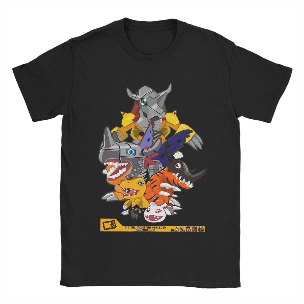 Digital Monster Digimon Agumon Accessories Unisex Unisex T Shirt Cotton Tee Graphic Print Tshirt Clothing