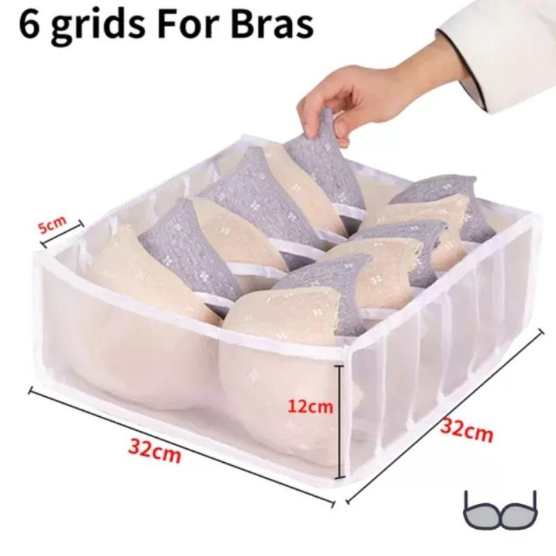 Kleiderorganizer Jeans Aufbewahrungsbox Organizerbox Kleiderschrank Kleideraufbewahrungsboxen mit Fächern Socken Unterwäsche BHs Aufbewahrung