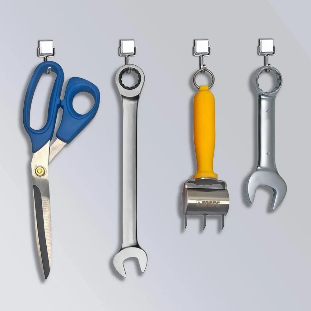 10PCS Strong Magnetic Hooks Multi-Purpose Storage Hooks Home Kitchen Bar Storage Hooks Key Storage Hooks Bathroom Hangers