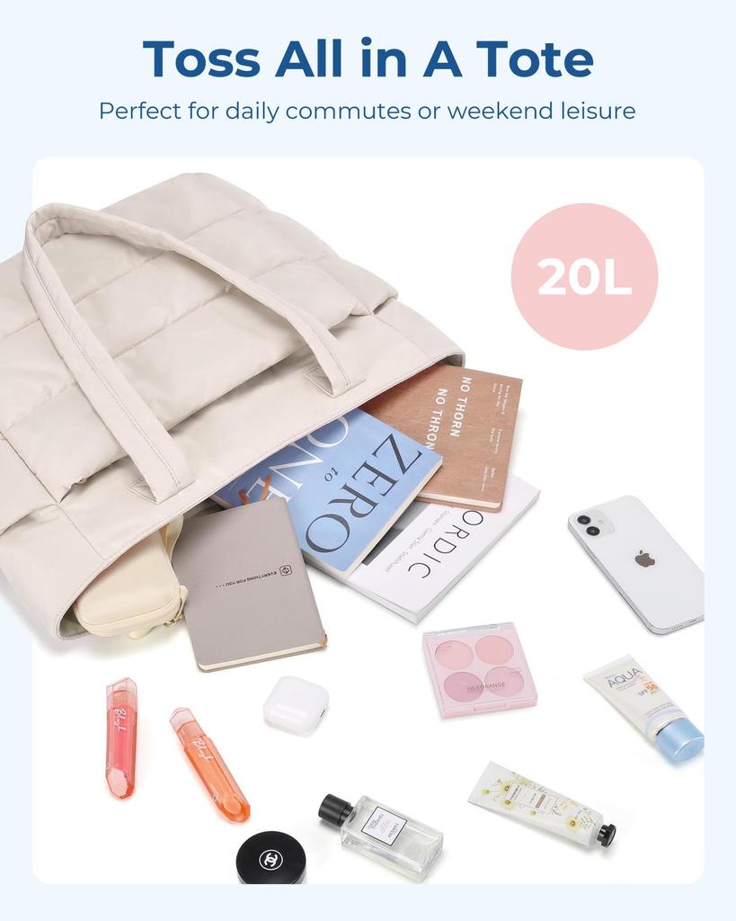 Feihong Women's Large Capacity Multi-functional Tote - Casual Travel Shoulder Bag