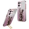 Cell Phone Case for Oppo Reno8 5G (Global Version),PC+TPU Cute Rabbit Kickstand Cover