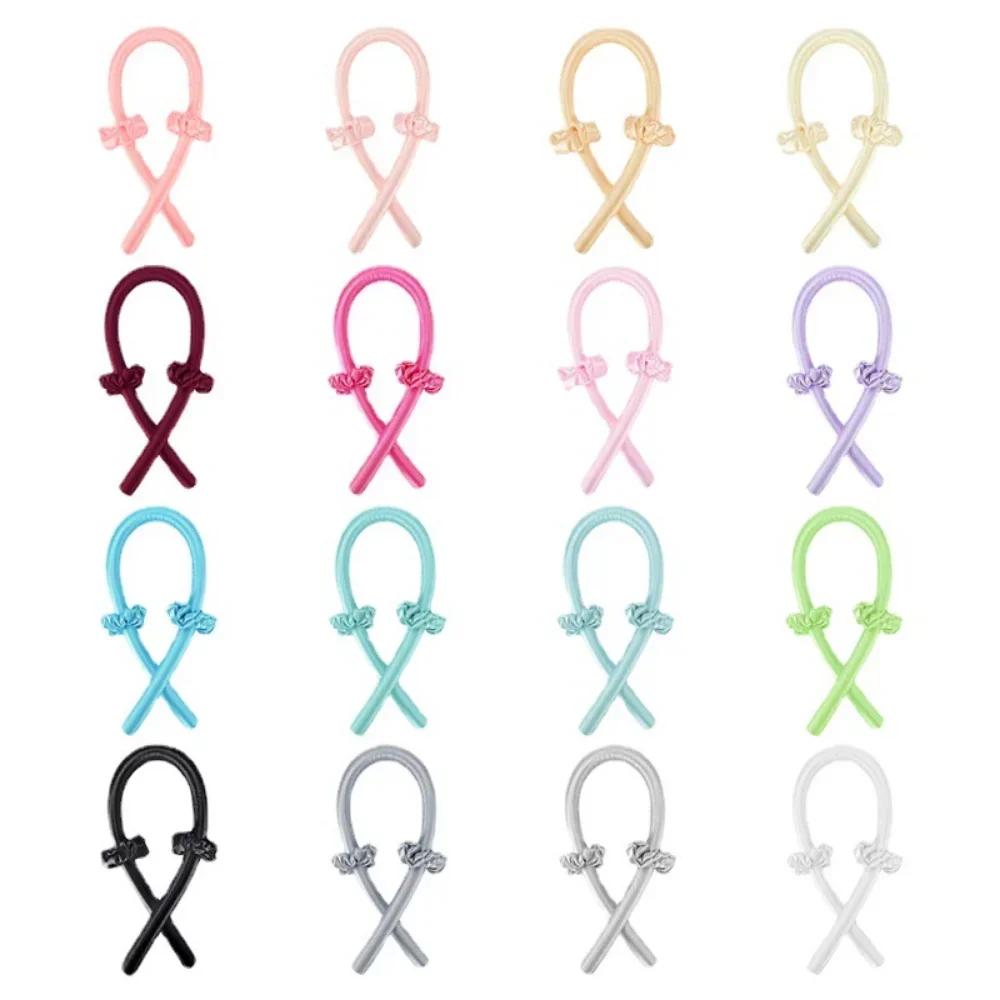Tige de friser sans chaleur, bandeau sans chaleur, boucles en soie, ruban, bigoudis, bandeau doux pour dormir, bigoudis paresseux, outils de coiffure