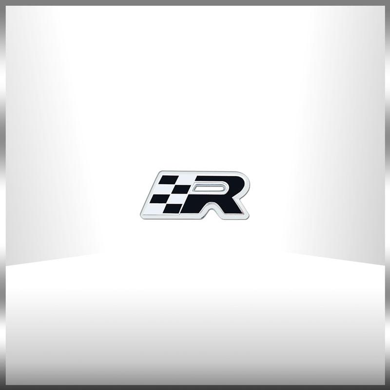 Car 3D Metal Sticker Race 300 Flag Emblem Front Grille Sticker Fender Side Badge Decal For Seat Cupra Leon Altea Ibiza Fiat 500 E6