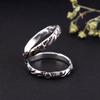 Powerful Arthritis Relief Silver Ring Adjustable 925 Sterling Silver Pain Comfort Jewelry for Daily Use