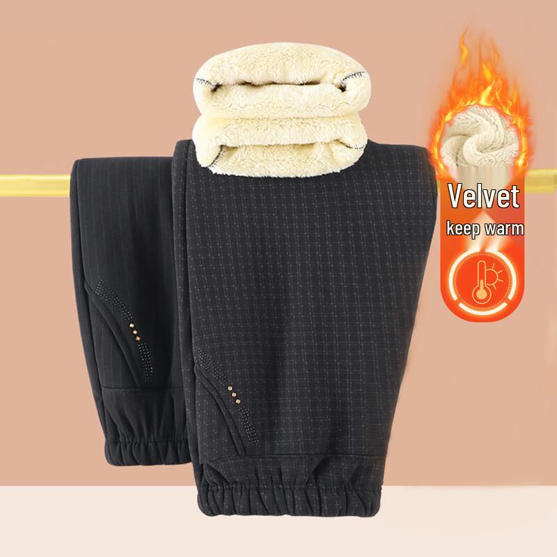 

YUZHAOLIN Women s Thermal Lined Straight-Leg Pants 4XL