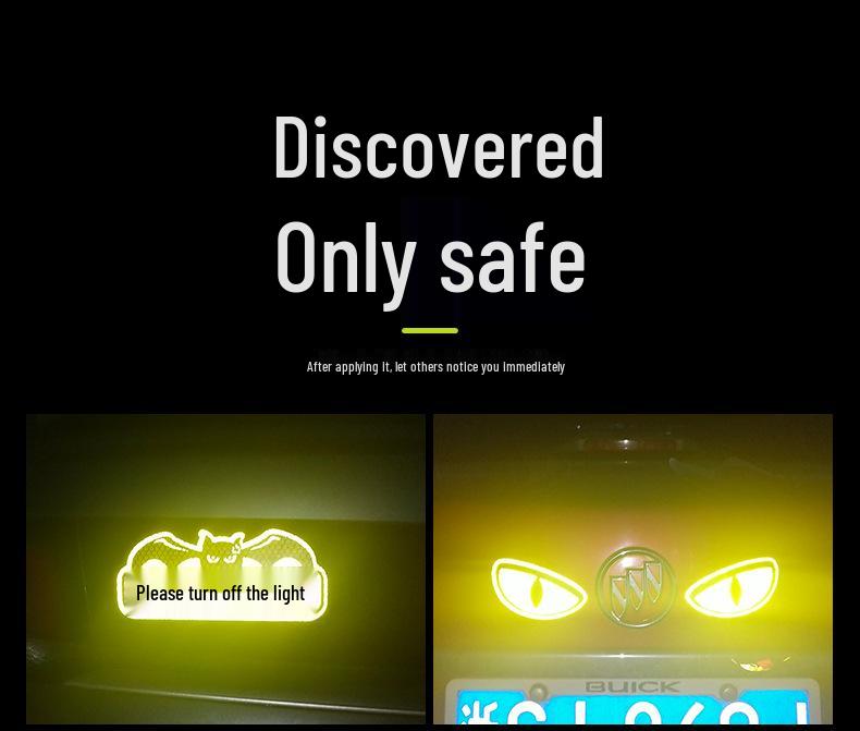 Super Reflective Baby & Pregnant Woman Warning Sticker for Car Interior
