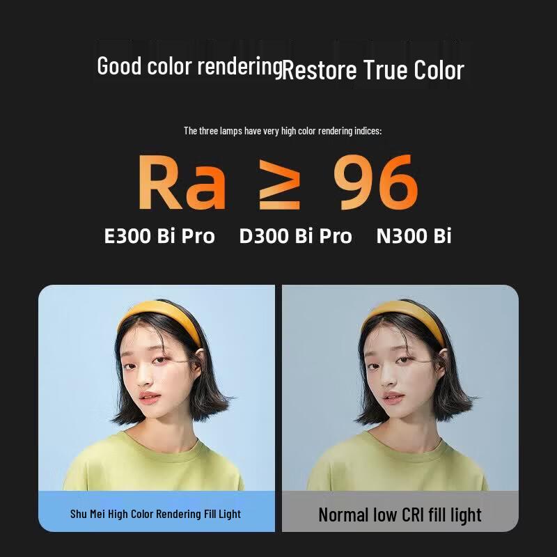 SOULMATE E300Bi Bi-Color 300W COB LED Video Light