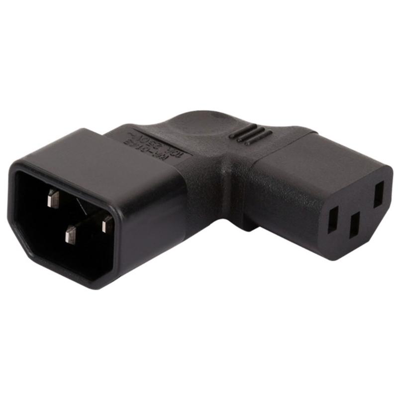 C14 To IEC320 C13/C5/C7 AC-Power Adapter 3 Terminals Socket Adapter Male To Female Wire-free Power Connector Adaptor