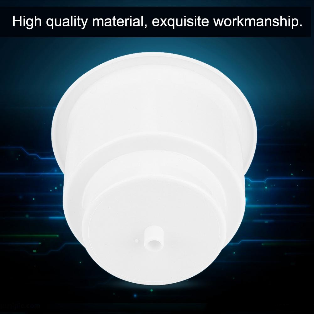 Marine RV Boat Yacht Plastic Drink Cup Bottle Can Holder With Insert Drain Hole   White