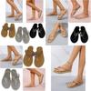 2022 Summer New Arrivals Plus Size Casual Rhinestone Flat Women's Slipper In Stock