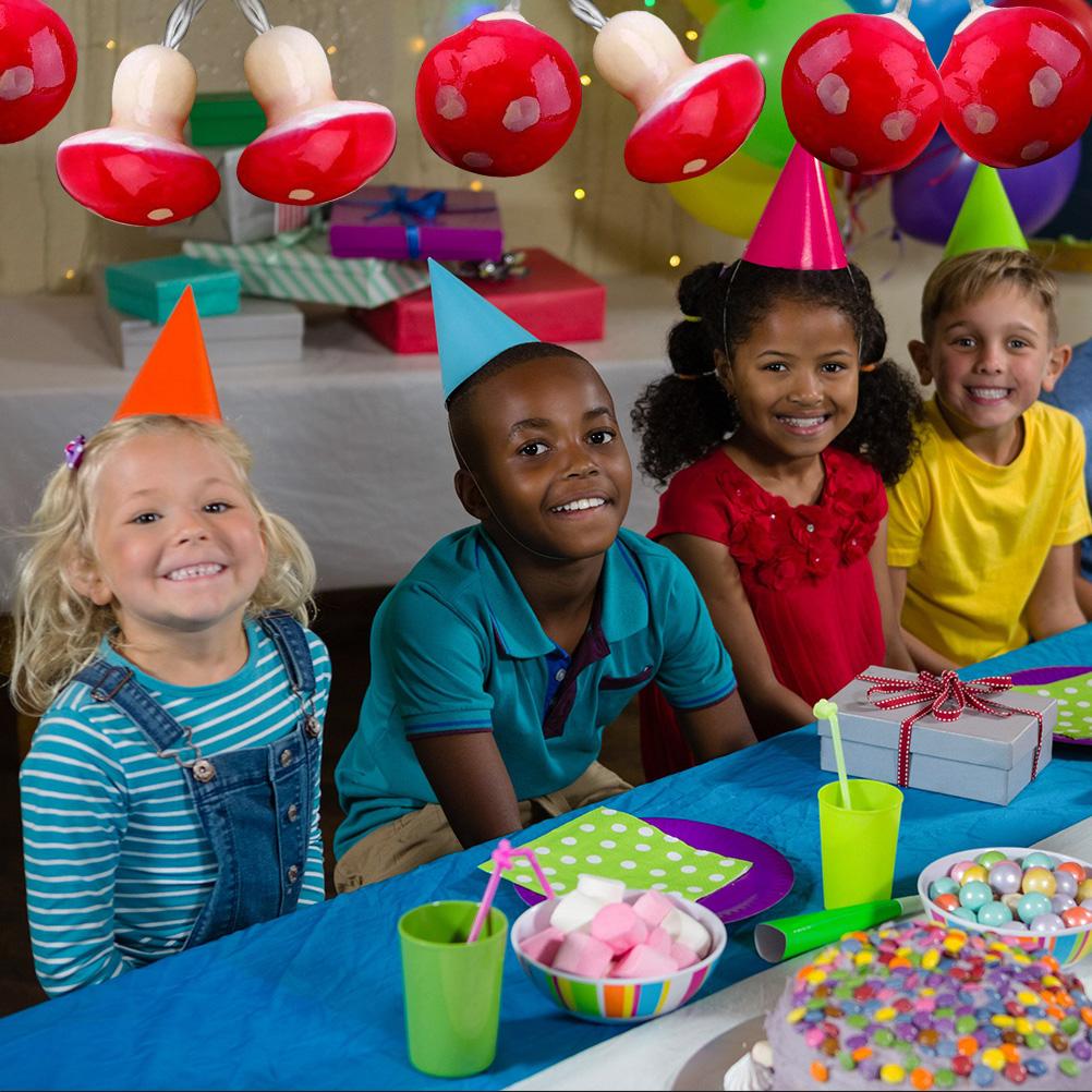 20 LED Sopp Lyslenke LED Lysstripe Hagedekorasjonslys for Jul Bryllupsfest