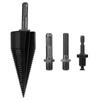 45mm Cone Firewood Log Splitter Drill Bit High Carbon Steel Firewood Drill Bit Set for Dry Soft Woods