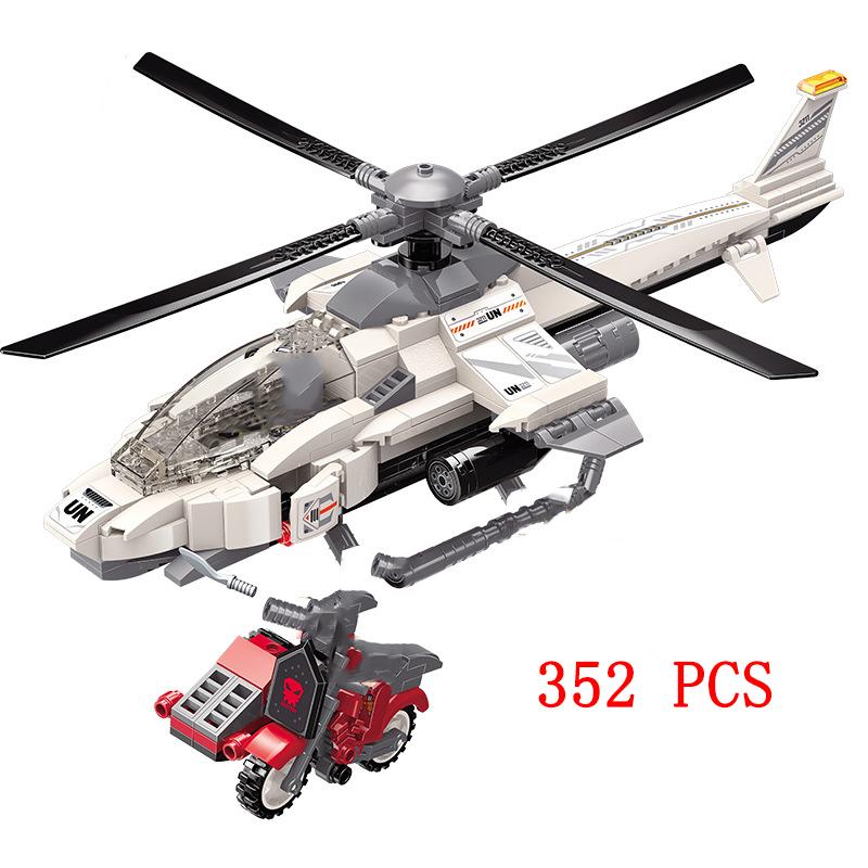AH-64 Hubschrauber, Kampfhubschrauber, Modellbausteine, Tiger, Polizei, Krieg, 2. Weltkrieg, Armee, Kämpfer, Feuer, Rettung, Huey-Copter, Ziegelsteine, Stadt
