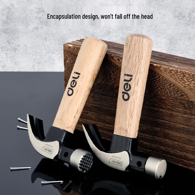 Deli Mini Wooden Handle Claw Hammer