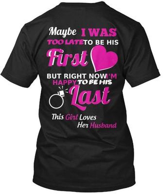 Camiseta Love Husband Hecha en EE. UU. Tallas S a 5XL