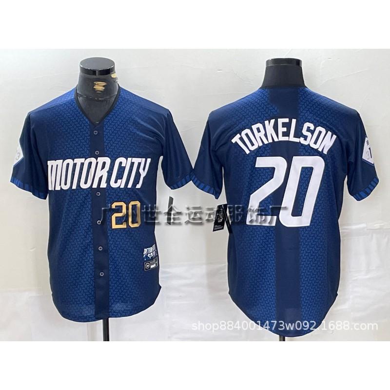 Unisex MLB-Style Baseball Jersey With Embroidered Striped Design Men Women Sportswear