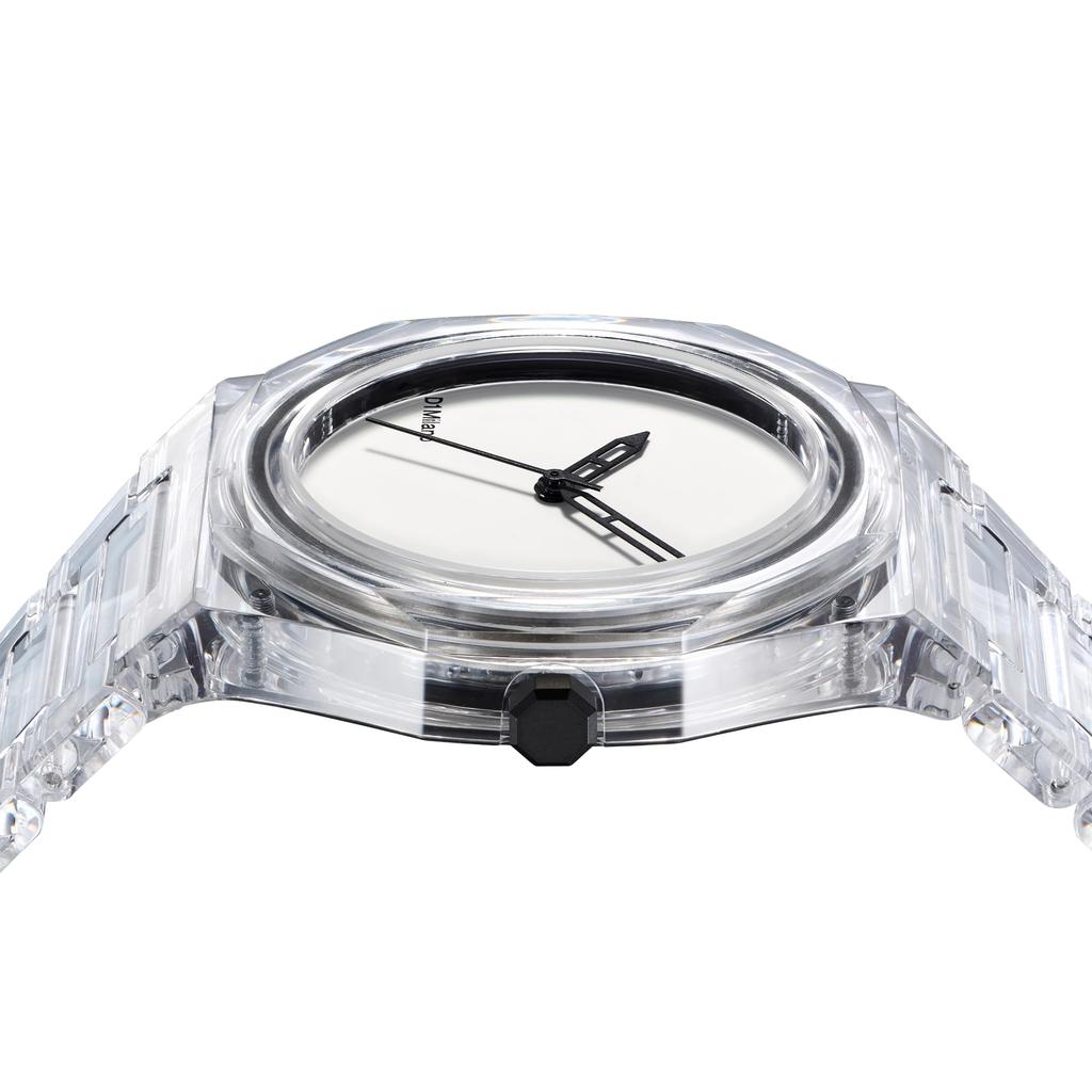Authorized Distributor [D1 MILANO] D1 Milano Men's and Women's Watch NYBJ01 Nylon EXP White 39mm