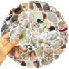 50 Stickers Vintage Pcs/Set Waterproof Self-adhesive Graffiti DIY Great Stickiness Anti-slip Removeable Different