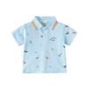 2026 New Summer Boys T-Shirt Kids All Over Print Polo Shirt Baby Short Sleeve Top