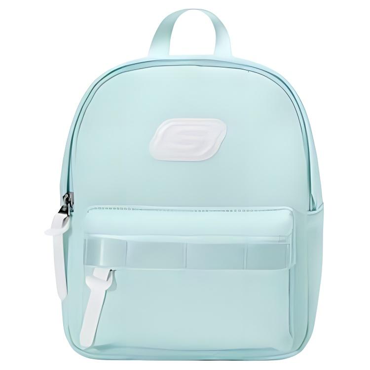 Skechers Pickleball Series Logo Nylon Backpack Women backpack White Light-Blue L224K077-0146 White Aqua Blue