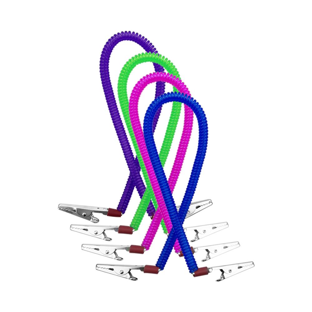1pc Dental Bibs Clip Chain Napkin Holder Scarf Clips Spring Rope Sterilizable Saliva Towel Clip Dentist Lab Dentistry Materials