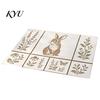 Nature Pattern Templates Garden Bloom Wall Stencil Kit, Reusable Floral Painting Templates, DIY Decor Art Modular Stencils for Walls Wood Fences