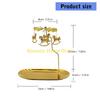 F26C Magical Rotating Candle Holder Magnetic Rotating Candlestick Adds Warmth to Bedrooms and Special Party Occasion