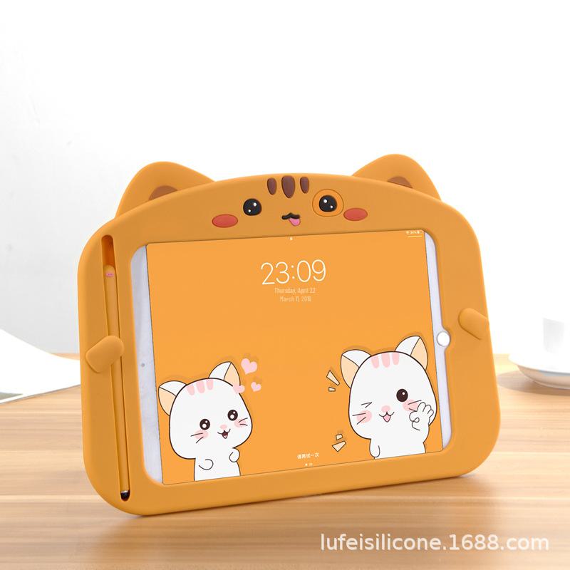 

Силиконовый защитный чехол для iPad Air 4/10,9 дюйма Pro 11 с держателем для стилуса 2020 Air 4/10.9 inch