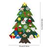 Felt Christmas tree holiday tree decorations children's Christmas tree wall decorations home decorations for children
