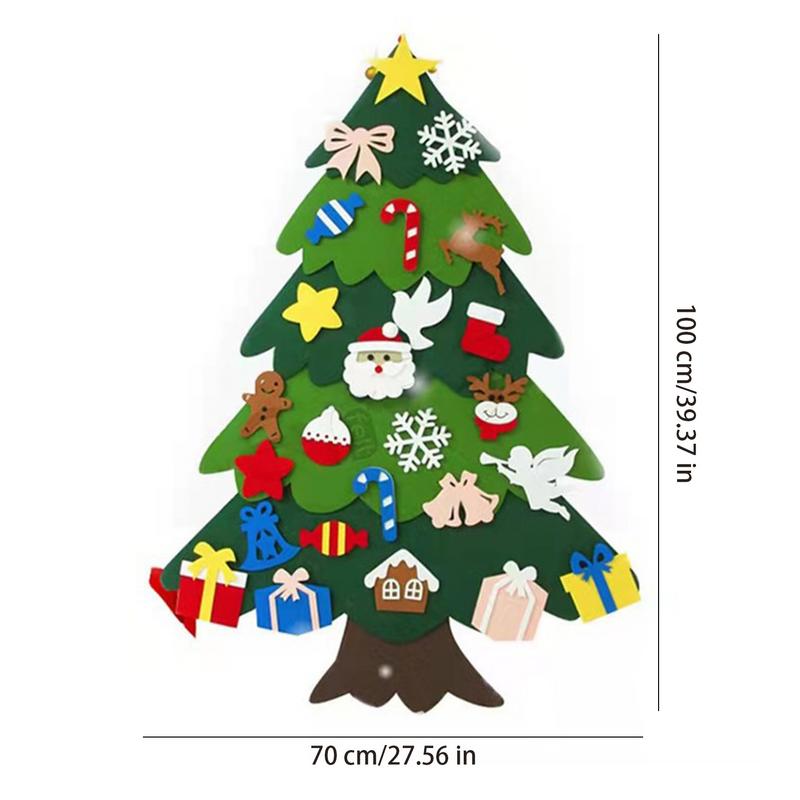 Felt Christmas tree holiday tree decorations children's Christmas tree wall decorations home decorations for children