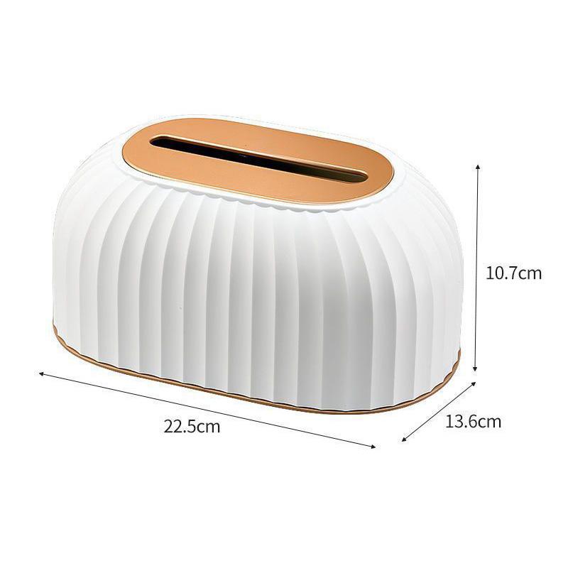 

Home Paper Box with Spring Base Large Capacity Napkin Storage Case Organizer High Quality Toilet Paper Box Table Napkin Holder белый