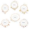 Elegant Shell Crosses Necklace Jewelry Accessory for Women with Gold Charm and Bohemians Summer Seashells Designs
