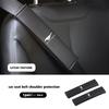 VEDB9 For Ford Leather Car Seat Belt Shoulder Cover Litchi Texture Comfort Pad Fiesta Ranger Mondeo Escape Ecosport Fusion Explorer