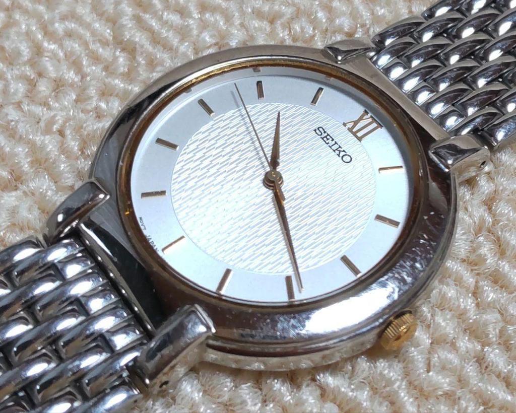 [USED] Working SEIKO Men's Quartz Watch, Silver