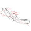 Black Chrome Motorcycle Front Fender Mud Flap Motorbike Mudguard Mud Guard Fender Protector Cover for Suzuki GN125