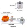 Adjustable Weight Stainless Steel Penis Trainer Penile Training Device Male Genital Exerciser Phallic Training Adult Sex Toys