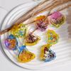 DIY Epoxy Crystal Fruit Series Pendant Mold: Strawberry, Cabbage, Pear, Watermelon, Banana, Peach, Persimmon.