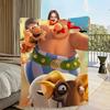 Cartoon A-Asterix And O-Obelix Blanket Soft Comfortable Nap Plush Suitable For Iiving Room Office Bedroom Birthday Home Kid Gift