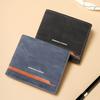 New Men'S Wallet Men'S New Short Wallet Middle-Aged And Young Wallet Large Capacity Multi-Card Wallet