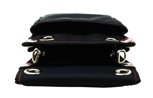 SK11 SPIDER Tobi Waist Pouch, Small, Thin, with Stretch Interior Pocket, 180mm W X 230mm H X 80mm D (SPD-JY02-B)