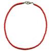 AAA Quality Tinny Beaded Red Coral Chocker Necklace Natural Semi Precious Gemstone Jewelry Collar Necklace