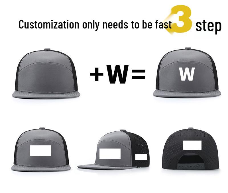 Unisex Quick-Dry Breathable Mesh Duckbill Cap - Custom Logo, Water-Repellent