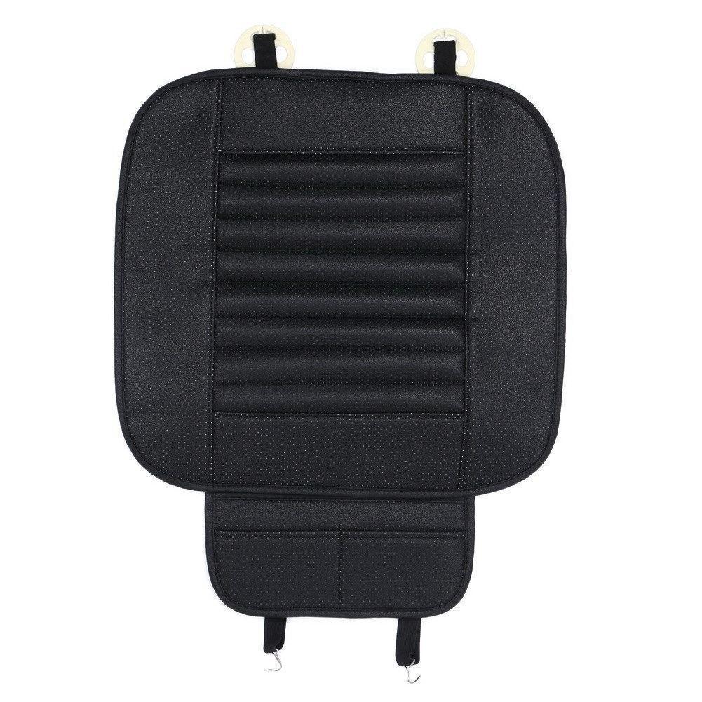 Universal Black Car Front Seat Cover Breathable PU Leather Seat